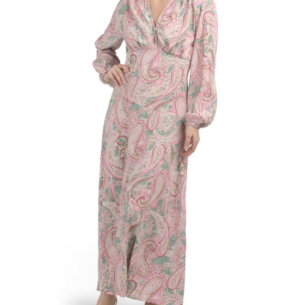 First Love Paisley Keyhole Maxi Dress
